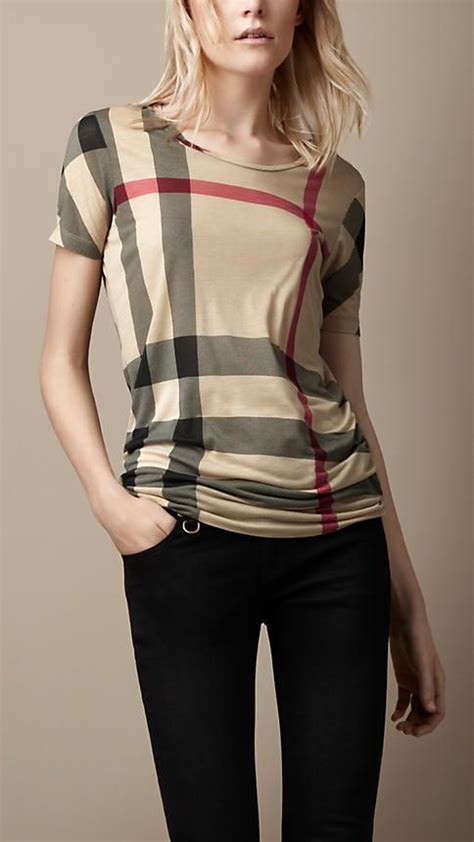 womens burberry style top|official Burberry website.